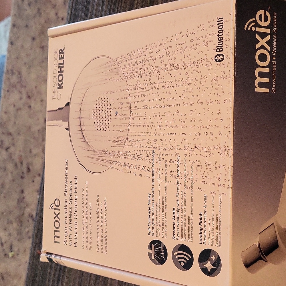 Moxie Bluetooth showerhead
